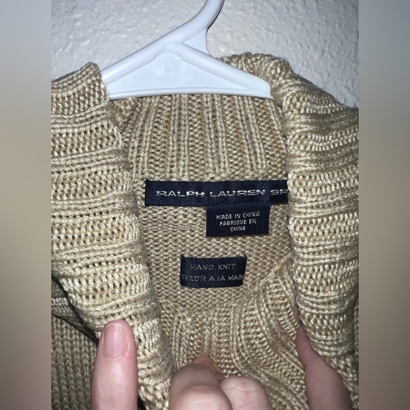 Rare Ralph Lauren Hand Knit Turtle Neck with Terrier - Picture 4 of 10